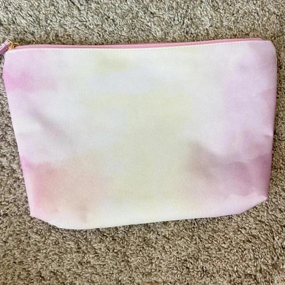 Poolside Womens Tie Dye Water Resistant Travel Organizer Pink Pouch One Size - Picture 6 of 11